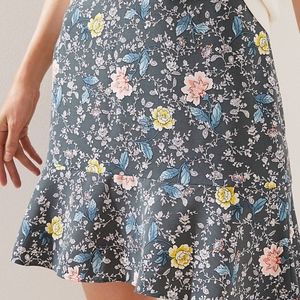 Last One! LOFT SKIRT- Floral Vibe Flippy Skirt